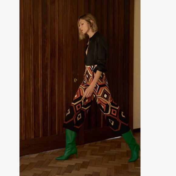 BLOGGER'S FAVE! Zara Retro High Waisted Culottes NWT - Picture 17 of 17